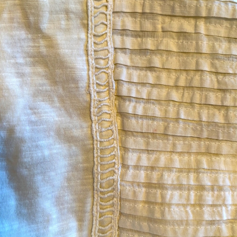 NWT Anthropologie Pilcro Pintucked Puff Sleeved Top - Picture 8 of 13